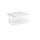 B2b Ext Kit White Frame Bench Desk 1200 White