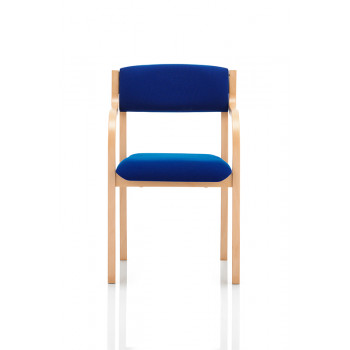 Madrid Visitor Chair Blue With Arms