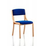 Madrid Visitor Chair Blue Without Arms