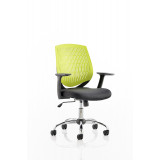 Dura Task Operator Chair Green With Arms