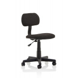 Clerk Black Fabric Typist Chair