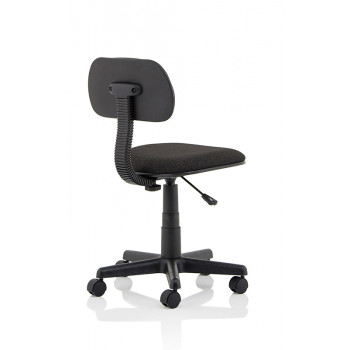 Clerk Black Fabric Typist Chair