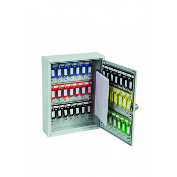Phoenix Commercial Key Cabinet Kc0601s 42 Hook With Electronic Lock & Push Shut Latch.