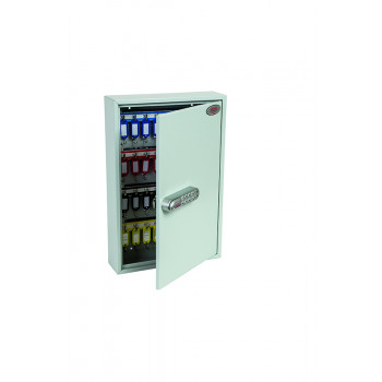 Phoenix Commercial Key Cabinet Kc0602s 64 Hook With Electronic Lock & Push Shut Latch.