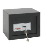 Phoenix Compact Home Office Ss0721k Black Security Safe With Key Lock