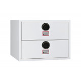 Phoenix World Class Lateral Fire File Fs2412f 2 Drawer Filing Cabinet With Fingerprint Lock