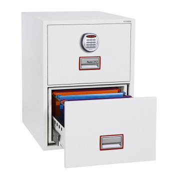 Phoenix World Class Vertical Fire File Fs2262e 2 Drawer Filing Cabinet With Electronic Lock