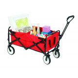 Collapsible Red Utility Trolley