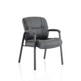 Heath Black Leather Chair Heath Black Leather Chair