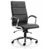 Classic Executive Chair High Back Black With Arms