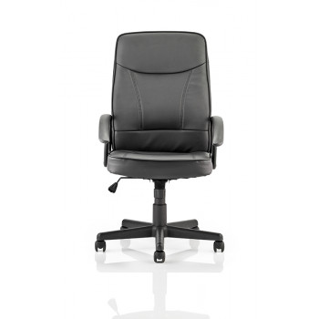 Blitz Executive Black Chair Black Bonded Leather With Arms