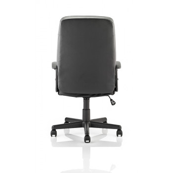 Blitz Executive Black Chair Black Bonded Leather With Arms