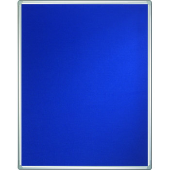 Proline Double Sided Boards Magnetic/felt Pin Board 120 X 90 Cm; Blue