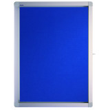 Display Case Eco Outdoor 4 X Din A4 53 X 70.4 X 4.5 Cm Felt Blue