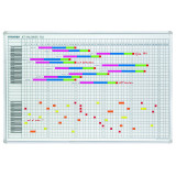 Franken Premiumline Annual Planning Whiteboard, 32 Positions, Magnetic, 90 X 60 Cm Franken Premiumline Annual Planning Whiteboard, 32 Positions, Magnetic, 90 X 60 Cm