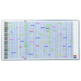 Franken Premiumline Operational Annual Planning Whiteboard, 90 Positions, Magnetic 193 X 100 Cm Franken Premiumline Operational Annual Planning Whiteboard, 90 Positions, Magnetic 193 X 100 Cm