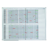 Franken Premiumline Operational Annual Planning Whiteboard, 35 Positions, Magnetic, 120 X 90 Cm Franken Premiumline Operational Annual Planning Whiteboard, 35 Positions, Magnetic, 120 X 90 Cm
