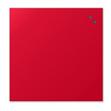Glass Board 45 X 45 Cm, Red