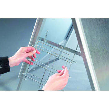 Chromed Cage (plaited) For Din A4 Brochures For Bsa1 Chromed Cage (plaited) For Din A4 Brochures For Bsa1