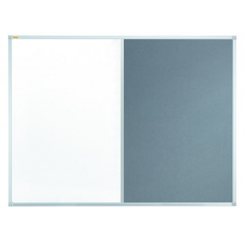 Valueline Combiboard Whiteboard/felt 90 X 60 Cm; Grey