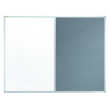 Valueline Combiboard Whiteboard/felt 120 X 90 Cm; Grey