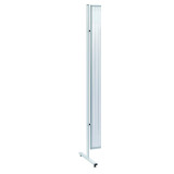Stand For Partition Walls, Grey Aluminium, 190 Cm