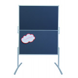 Proline Training Board , Foldable, 120 X 150 Cm, Grey Felt/magnetic Drywipe