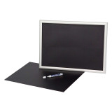 Pvc Foil For A-boards And Snap Frames, 2 Pieces, Size: 59.3 X 84.1 Cm, Black