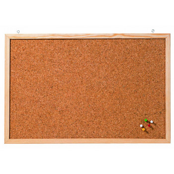 Cork Pin Board With Wooden Frame 40 X 30 Cm Cork Pin Board With Wooden Frame 40 X 30 Cm