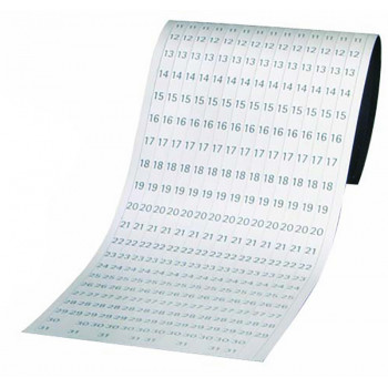 Date Strips For Jk1203, Magnetic Date Strips For Jk1203, Magnetic