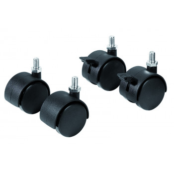 Castors For Premiumline Boards, 40 Mm, 4 Pieces