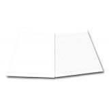 Flipchart Pads, 55grs/sqm, Plain White• 58 X 83 Cm, 10 Sheets