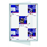 Valueline Flat Display Cases,9 X A4, 73 X 98 X 3 Cm, Magnetic