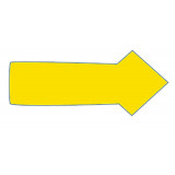 Magnetic Symbols, Arrow, Size (w X H): 20 X 10 Mm, Yellow, 30 Pieces