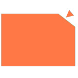 Magnetic Sheets Coloured. Size (w X H): 29.5 X 20 Cm, Orange