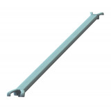 Crossbeam For Improved Stability, Silver Aluminium, 120 Cm