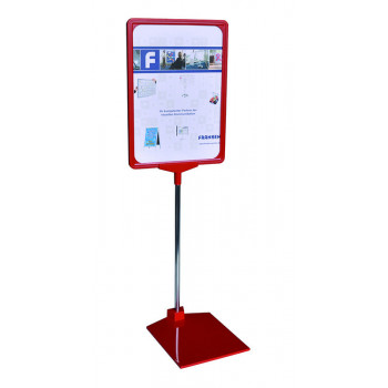 Presentation Or Price Stand, Din A3, 297 X 620 X 10 Mm, Red