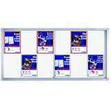 Display Case Proline, 12 X A4, 139 X 68 X 4.6 Cm, Whiteboard