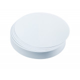 Training Cards, Circles, 9.5 Cm Dia., White, 500 Pieces