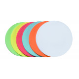 Training Cards, Circles, 9.5 Cm Dia., Various Colours, 500 Pieces