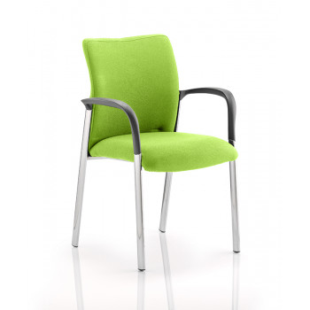 Academy Bespoke Colour Fabric Back And Bespoke Colour Seat With Arms Myrrh Green