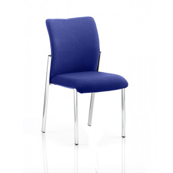 Academy Bespoke Colour Fabric Back With Bespoke Colour Seat Without Arms Stevia Blue