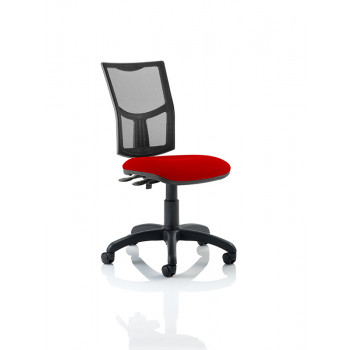 Eclipse Ii Lever Task Operator Chair Mesh Back With Bespoke Colour Seat In Bergamot Cherry