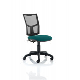 Eclipse Ii Lever Task Operator Chair Mesh Back With Bespoke Colour Seat In Maringa Teal