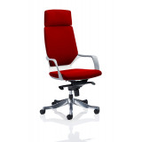 Xenon Executive White Shell High Back With Headrest Fully Bespoke Colour Bergamot Cherry