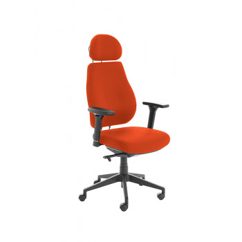 Chiro Plus Lite With Headrest Fully Upholstered Tabasco Red