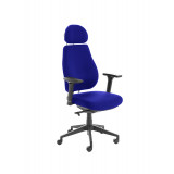 Chiro Plus Lite With Headrest Fully Upholstered Stevia Blue