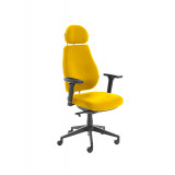 Chiro Plus Lite With Headrest Fully Upholstered Senna Yellow