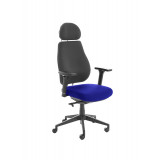 Chiro Plus Lite With Headrest Upholstered Seat Only Stevia Blue