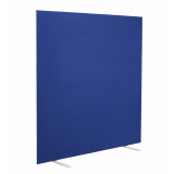 1600w X 1600h Upholstered Floor Standing Screen Straight - Royal Blue